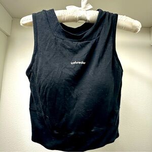 Icebreaker Women's ZoneKnit™ Merino Cropped Bra-Tank in Black